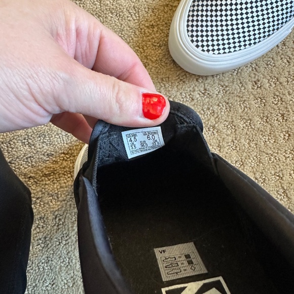 Womens Vans Platform Slip ons with tiny checkers - Picture 7 of 7